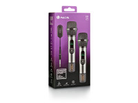 NGS Microfones Wireless NGS Singer Star Duo Preto NGS Microfones Wireless NGS Singer Star Duo Preto